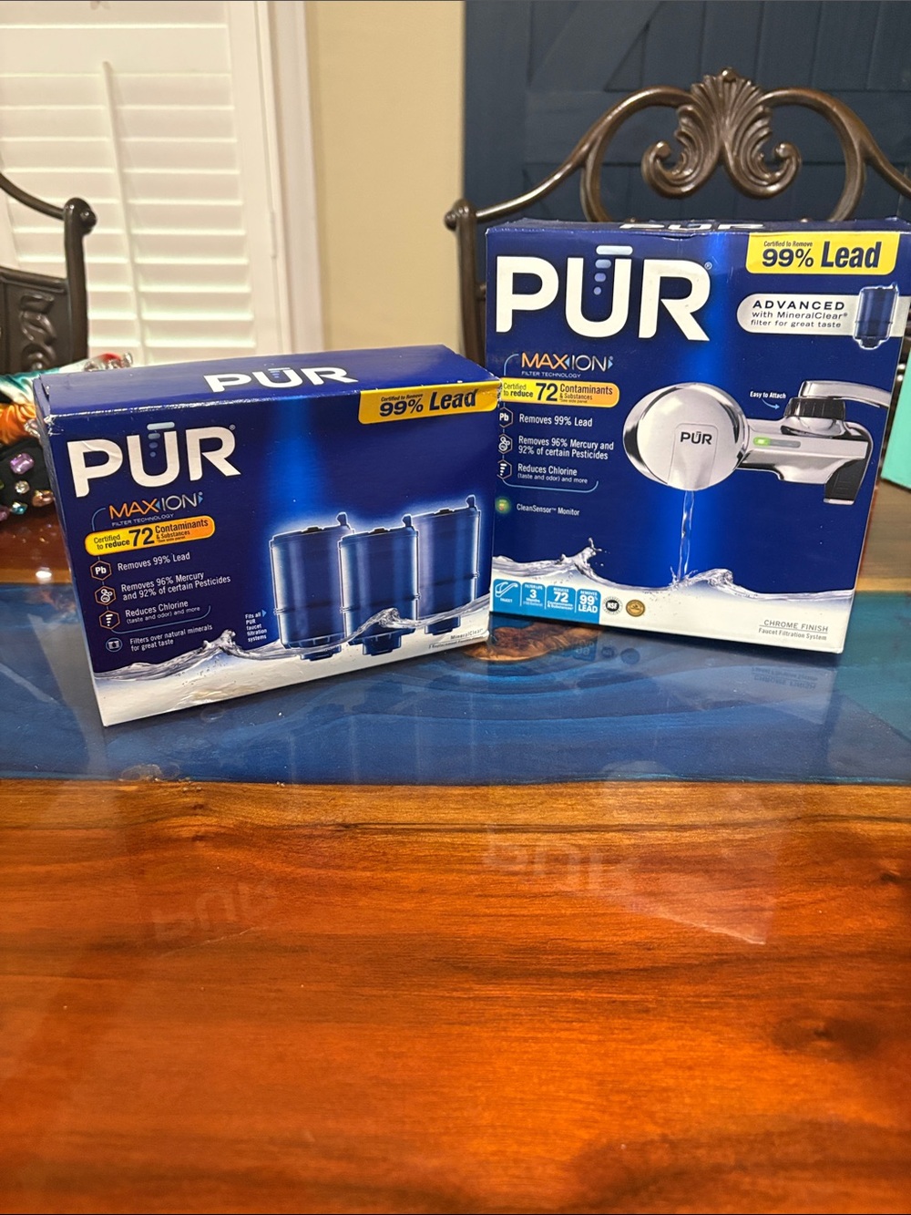 PUR Maxion Water Filter Replacement Cartridges - Blue Packaging